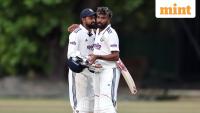 Mohammed Siraj hits four sixes to seal India’s warm-up win over Sri Lanka XI | Watch video