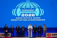 Al Mana honoured as Asian Youth and Junior Weightlifting Championship begins in Tashkent