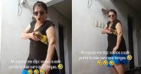 A Cuban woman goes out "to show off" with a bottle of oil, sparking hundreds of comments: "Anyone can have a house and a car."