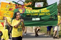 ‘The park belongs to the people’: Protesters decry Tennis Canada’s plan for new stadium in Jarry Park