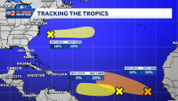NHC watching 3 new disturbances in Atlantic
