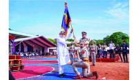 Amit Shah honours Puducherry Police, presents President’s Colour for exemplary service to nation