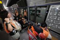 Disabled activists' protest temporarily disrupts Yongsan Station