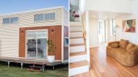 Australian tiny home for families adds 2 lofts, a bathtub, and one big unknown
