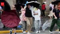 Over 1 million evacuated as Typhoon Dolphin hits eastern China; 1,400 Shanghai flights cancelled