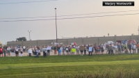 Group gathers outside ICE office in Blue Ash in show of support for Haitian community