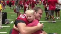 Nebraska football’s Dylan Parrott shares special bond with 7-year-old cancer survivor