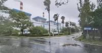 Industrial cameras record violent winds, torrential rains brought by Typhoon Dolphin