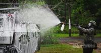 Taiwan's military conducts chemical weapon decontamination drill