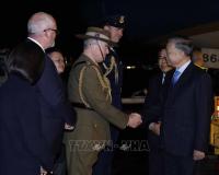 Party General Secretary, State President Tô Lâm begins state visit to Australia