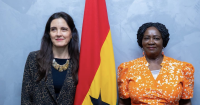 Veep Opoku-Agyemang bids farewell to outgoing Brazilian Ambassador