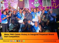 Water PNG claims victory in inaugural Perpetual Shield Dart Competition