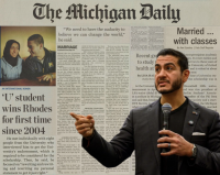 From The Daily Archives: Abdul El-Sayed’s time at the University of Michigan