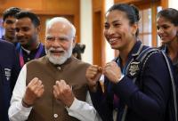 PM Meets CWG Medallists: Lauds Lovlina for Objecting to Distorted India Map