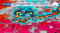 Steamy and stormy workweek in North Carolina | Tropical moisture, severe storms and hot 90s