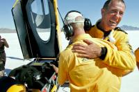 Driver who broke the sound barrier attempts another land speed record in Utah