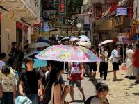 Typhoon cancels 60 flights as extreme heat grips Macau