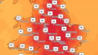 UK weather maps turn red as Met Office could issue rare warning amid fifth heatwave