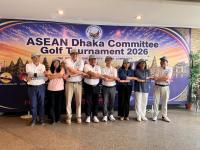 ASEAN Dhaka Committee Golf Tournament 2026 held at Kurmitola Golf Club