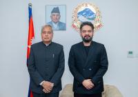 Nepal PM Balen Shah meets Indian envoy for first bilateral meeting