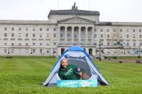 Tents to be pitched at Stormont to support families displaced by conflict