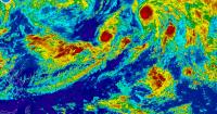 4 storms churn north of Guam