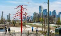 From beavers to basketball hoops: a new public art trail opens in Toronto