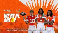 Boost Mobile and University of Miami Athletics Put Canes Fans on the Roster
