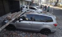 Terrifying footage shows church collapse as huge 7.4-magnitude earthquake hits Colombia, burying people beneath collapsed buildings, with dozens dead