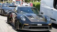 Rolls-Royces, Porsches & Lamborghini on show as mourners turn out for funeral of ‘conman’ Brit Traveller shot dead in US