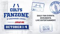 Colts to Host Official Fan Zone in London and Watch Party in Indianapolis for Week 4