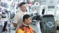 Viral Bay Area barber helping kids build confidence with classic cut