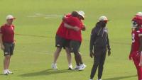 Kansas City Chiefs coordinator Eric Bieniemy returns to training camp