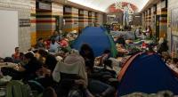 Humanitarian aid warehouses come under attack in Ukraine