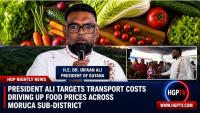 President Ali Targets Transport Costs Driving Up Food Prices Across Moruca Sub-District