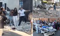 Terrifying footage shows church collapse as huge 7.4-magnitude earthquake hits Colombia, burying people beneath collapsed buildings, with dozens dead