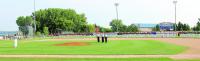 Veterans, local leaders and baseball supporters recognized at tournament