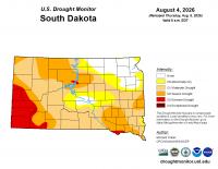 Southwest South Dakota Continues To Be Very Dry