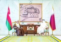 HM, Qatar Emir discuss bilateral relations