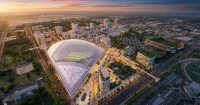 Building a ballpark while solving an infrastructure dilemma, and Florida oranges show some juice