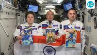 Tricolour aboard ISS as Russian cosmonauts greet India on Independence Day