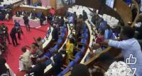 APC members of parliament walk out of parliament over constitutional amendment vote