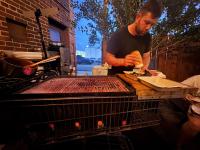 A shopping cart turned grill might be the best pop-up in Detroit
