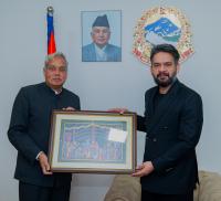 Nepal PM Balen Shah Meets Indian Envoy Naveen Srivastawa Ahead Of All Others