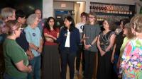 Manzur discusses climate change while meeting with supporters in Manchester