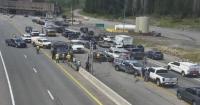 Colorado state trooper hospitalized, struck while responding to crash