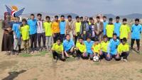 Sana’a .. Great Prophet Sports Tournament kicks off in Bani Matar District