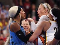 Chicago Sky’s DiJonai Carrington says she never claimed Flagrant 2 foul on her was white privilege