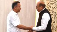 Dinesh Trivedi meets Bangladesh PM Tarique Rahman in Dhaka, R&AW chief there for security talks