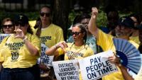 Baltimore teachers demand missing pay